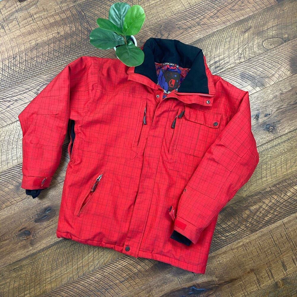 LIQUID FREERIDER xs red snowboard jacket ski coat zip up winter outdoor